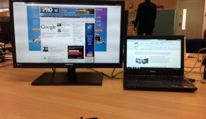 Cum sa legati un monitor la o tableta PC?